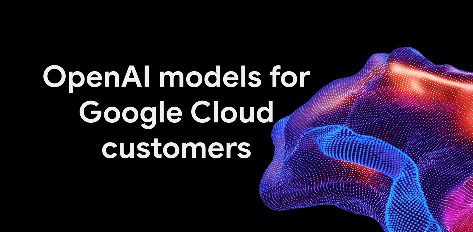Grafik von Google Cloud: OpenAI-Modelle im Model Garden, daneben ein Chatfenster.