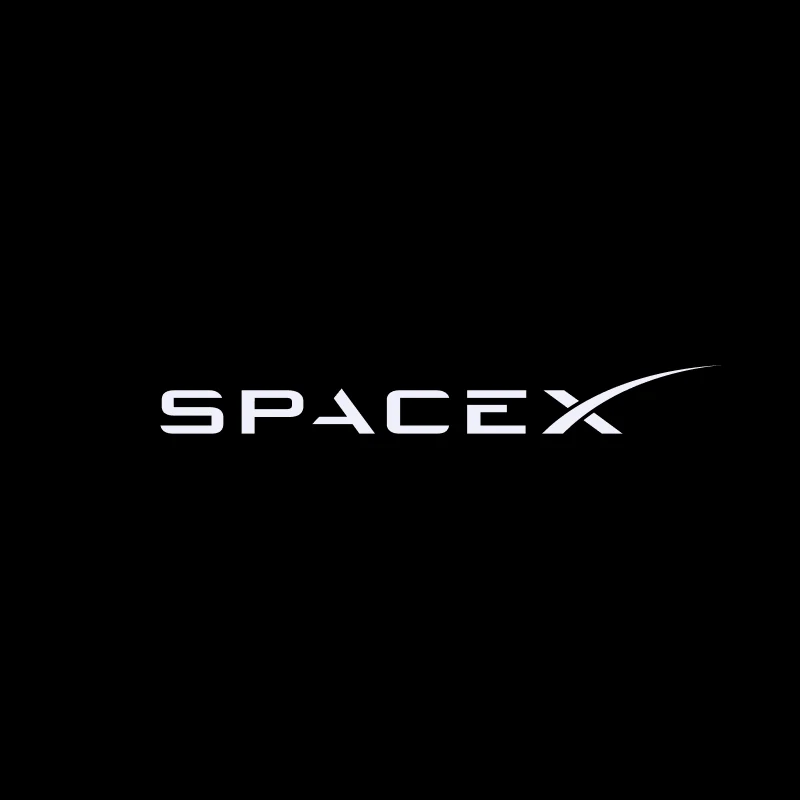 Nachtstart einer SpaceX-Rakete mit heller Triebwerksflamme und langer Abgasfahne.
